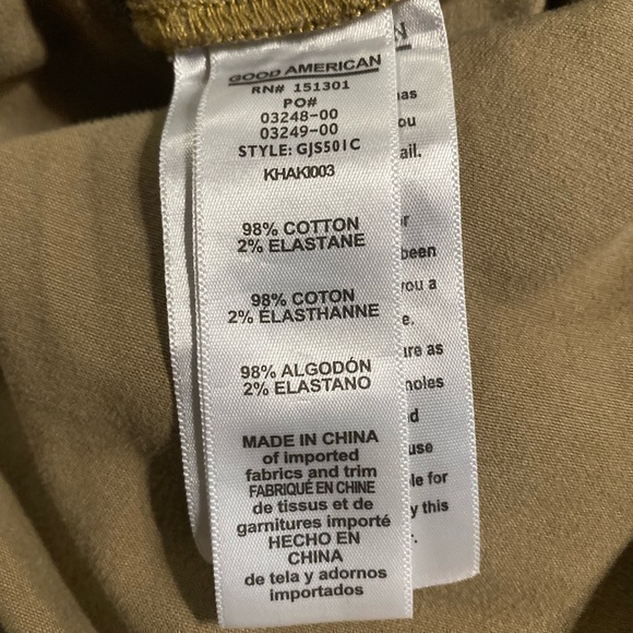 COPY - Good American The On Duty Tie Waist Jumpsuit in Khaki Tan Size 1 (Small) - Picture 5 of 10